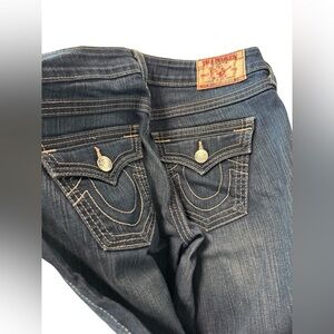 True Religion Women's Dark Blue Jeans